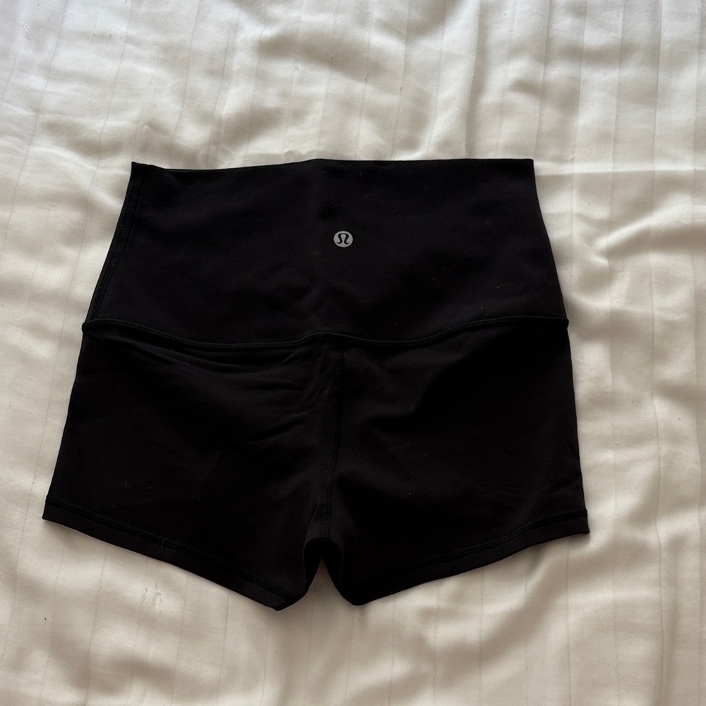 lululemon athletica Women's Black foldover Shorts